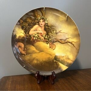 Knowles "EARTH” Plate first of
4 Ancient Elements by Georgia
Lambert. “Nudity”